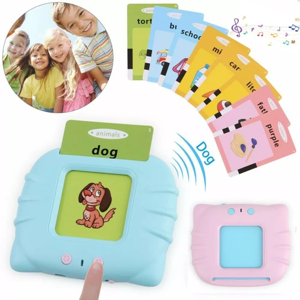 Talking Flash Cards Learning Toy for Toddlers Age 3+ Boys Girls Educational Gift