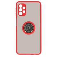 Hybrid HandyhüLle Mit Ring-Halterung FüR Galaxy A32 5G – Rot
