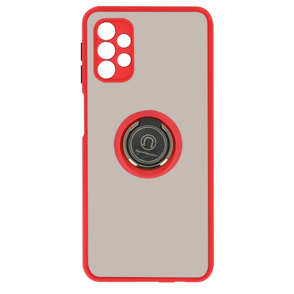 Hybrid HandyhüLle Mit Ring-Halterung FüR Galaxy A32 5G – Rot-image