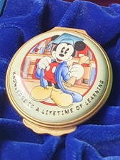 Halycon Days Mickey Mouse Graduation Trinket Box