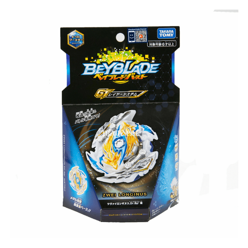 Takara Tomy Beyblade BURST GT B-144 Booster Zwei Longinus.Dr.Sp` Metsu