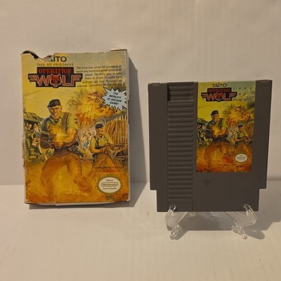 Taito Operation Wolf Nintendo NES Boxed Light Gun Shooter NTSC-U/C 1989