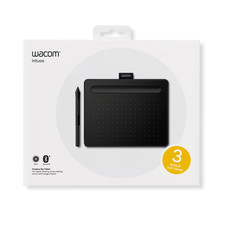 Wacom Intuos Small Bluetooth Wireless Drawing Tablet 7.9" x 6.3" Black CTL4100W