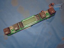 JAGUAR XJ40 CLOCK DEMISTER CENTRAL LOCKING INTERIOR LIGHT SWITCHES PANEL