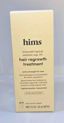 Hims Minoxidil 5% Extra Strength Hair Regrowth Treatment 2 fl oz Unscented NEW