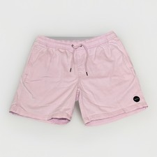 RVCA Mens Small 30 Waist Escape Elastic Cord Shorts Pale Pink Salmon