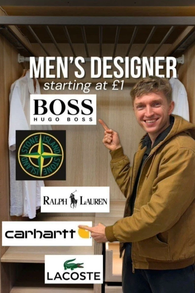Men's £1 Designer Stone island CP vivienne Boss Lacoste Ralph lauren jumper