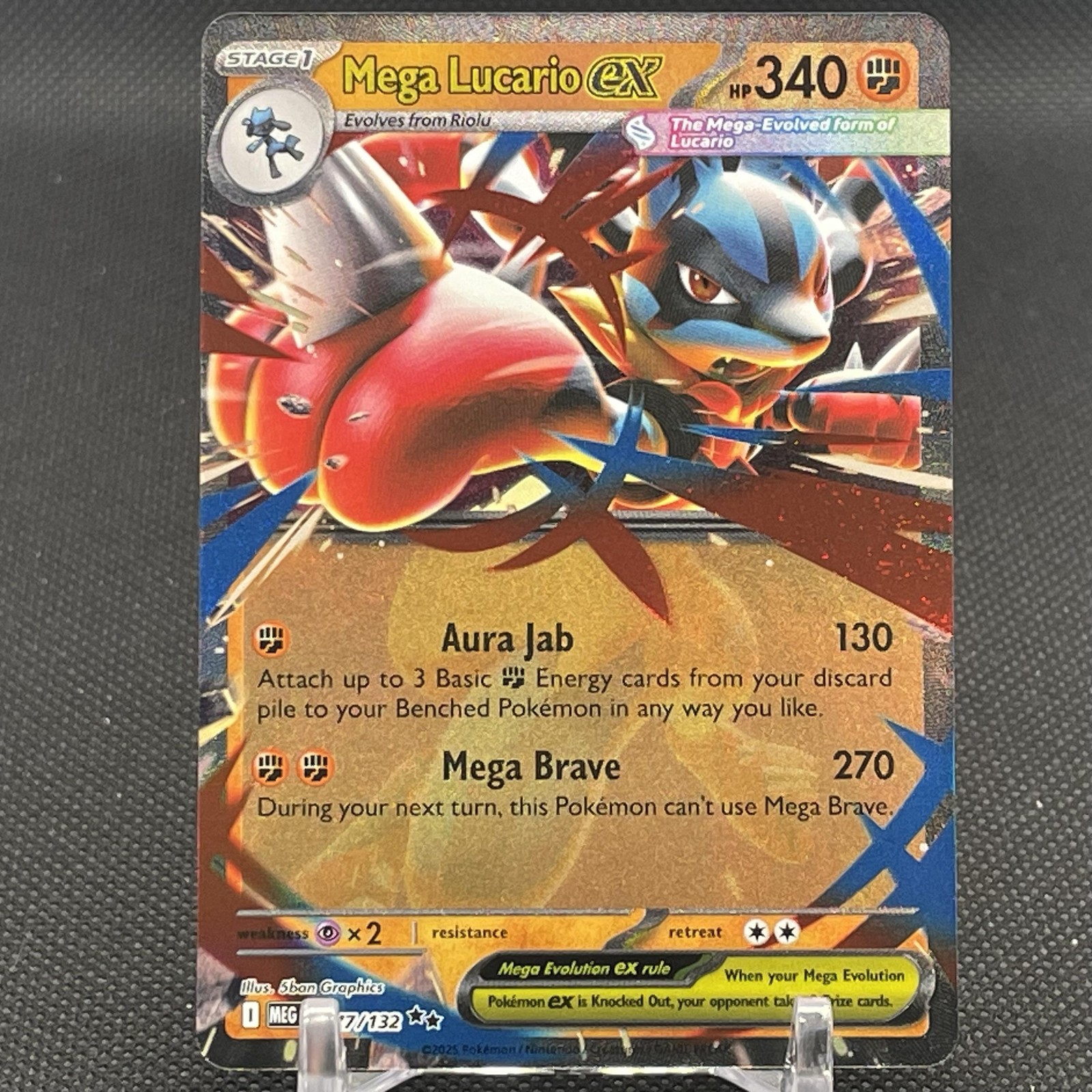 Mega Lucario ex ME01: Mega Evolution #077/132