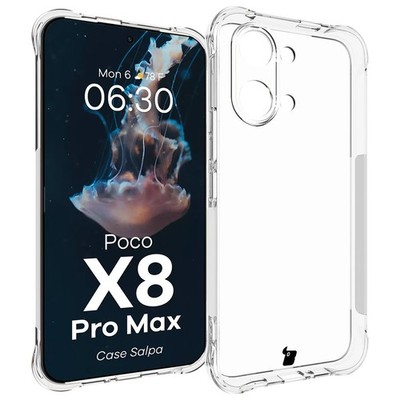 Handyhülle für Xiaomi POCO X8 Pro Max Bizon Case Cover Schutzhülle Transparent