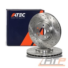 2x BREMSSCHEIBE Ø330 GELOCHT/BELÜFTET VORNE FÜR MERCEDES SLK R171 350 BJ 04-11