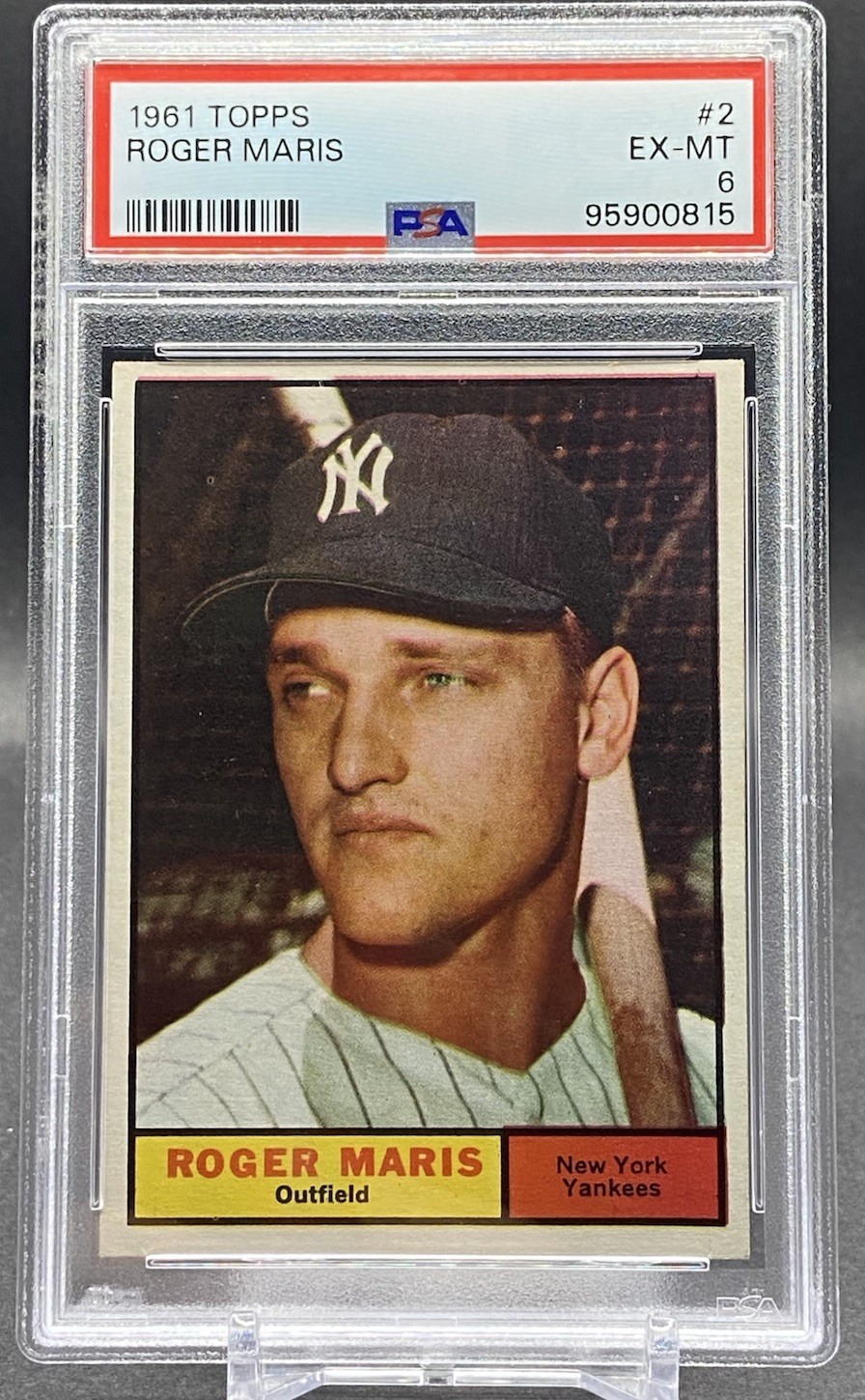 1961 Topps - Roger Maris #2 PSA 6 (EX-MT)