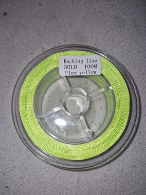 Fliegenschnur 100m 30Lb Fluro Yellow Angelschnur geflochten Forelle Lachs