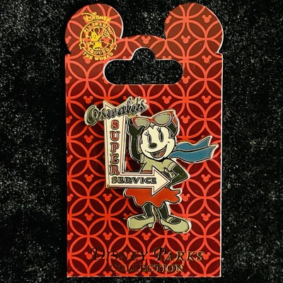 DCA Ortensia Oswald Super Service Gas Station Lucky Rabbit DLR Disney Pin 2017