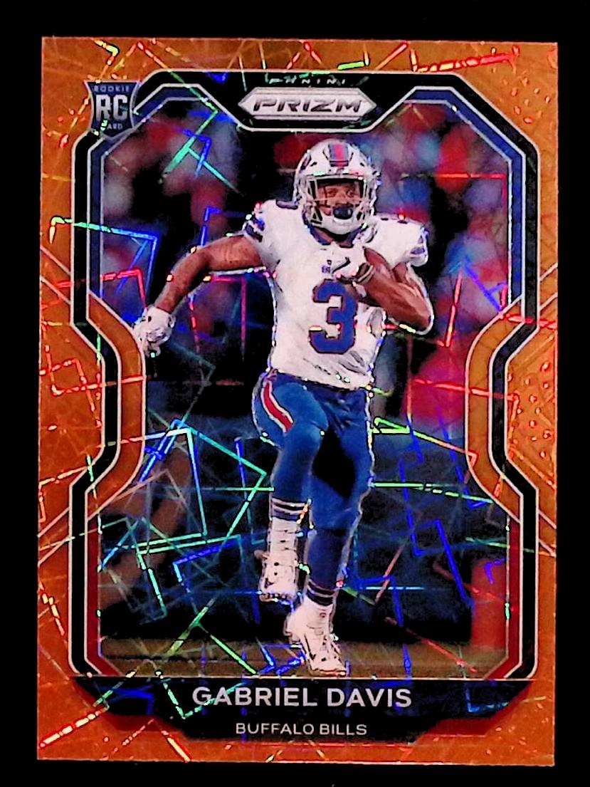 Gabriel Davis 2020 Panini Prizm Lazer Prizm #312 Rookie Buffalo Bills