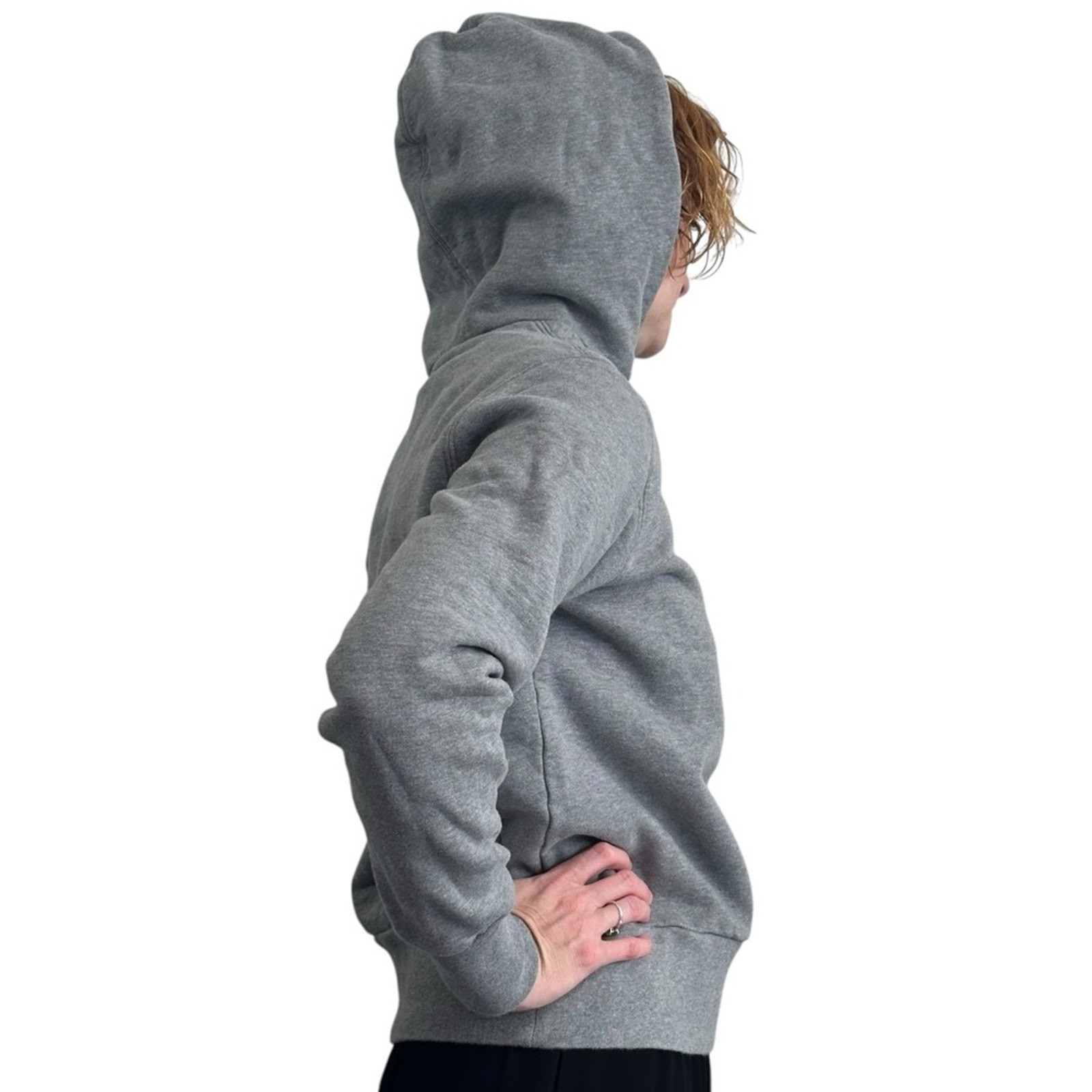 FILA Felpa con cappuccio The Row Wren grigio melange cotone morbido taglia XS