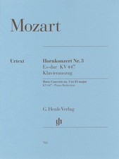 Mozart: Horn Concerto No. 3 in E-flat major KV 447/E-flat horn F horn/Henle/So