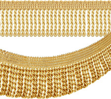 Fringe Trim Bright Sheen and Beautiful Decorations for Curtain Box Sofa Crafts H