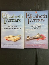 Lot Of 2 Elizabeth Ferrars: Alibi for A Witch, Murder Among Friends- UK Print ￼