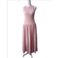 Universal Thread Pink Sleeveless Smock Midi/Maxi Dress Size M