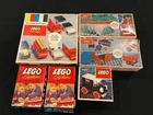 LEGO Samsonite Vintage Sets Supplements Original Box Lot