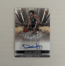 2025-26 Topps Chrome - Autograph Issue Rookies Dylan Harper #TAUR2-DH (AU, RC)