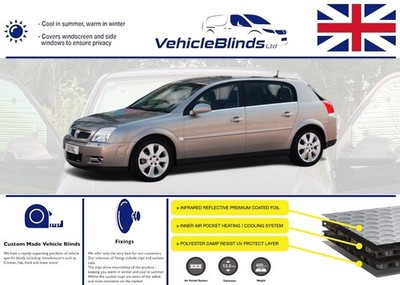 Stealth Rollos für Vauxhall Signum (2003-2008) 5-Türer