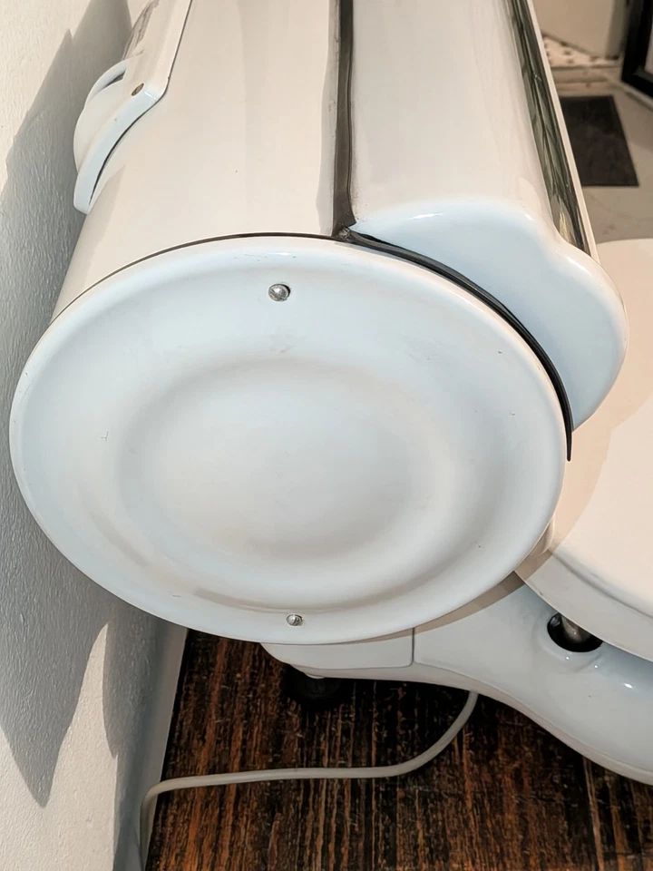 Early 1900's White Porcelain Stimpson Grocery Scale DEAD STOCK MINT $350 - Image 3 of 4