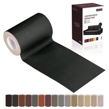 Leather Repair Patch Tape, Black 3 x 61 Inches Self 3 x 61 Inches,