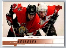 2000-01 Upper Deck #353 Magnus Arvedson Ottawa Senators