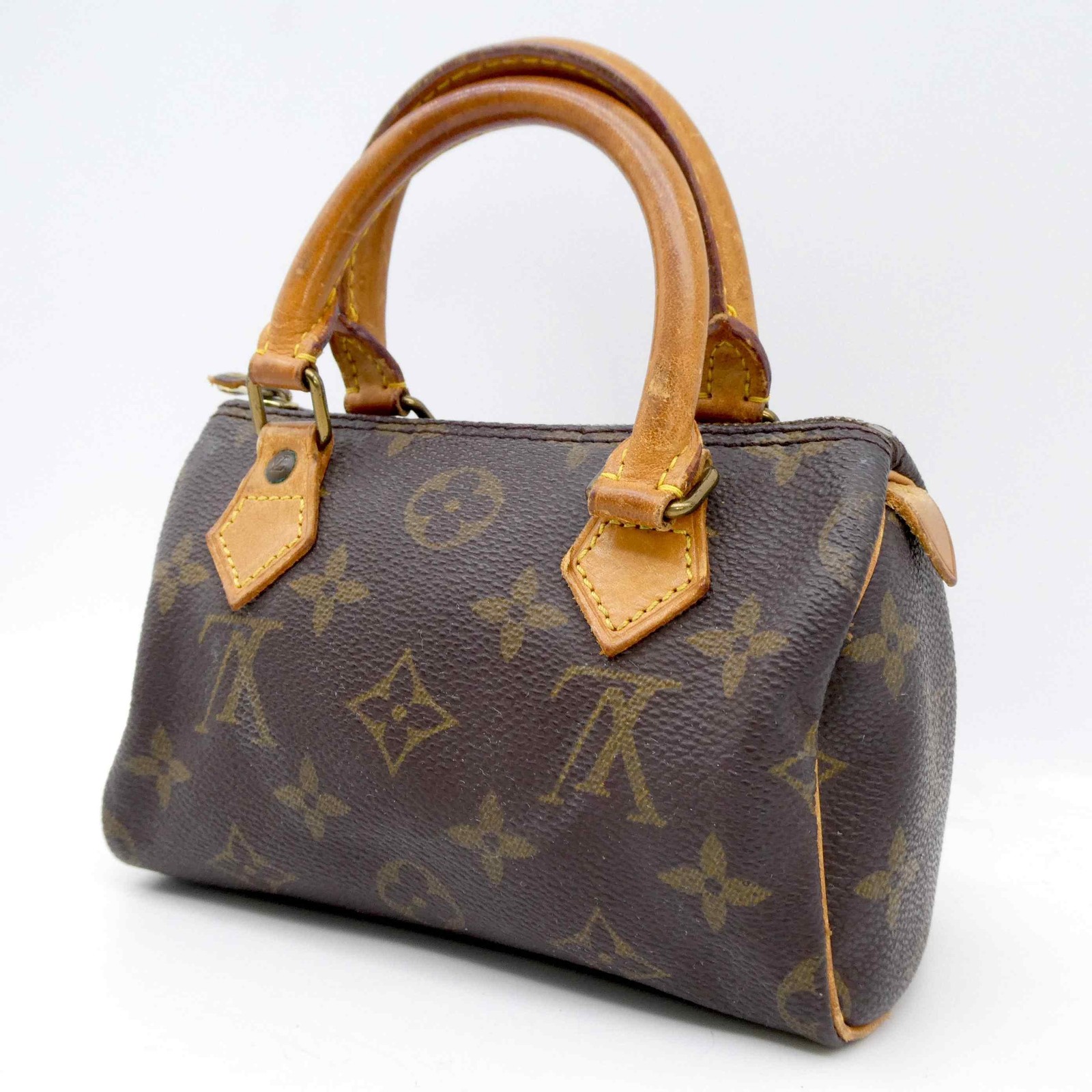 LOUIS VUITTON Mini Speedy M41534 Monogram 2Way Shoulder Hand Bag PVC 881