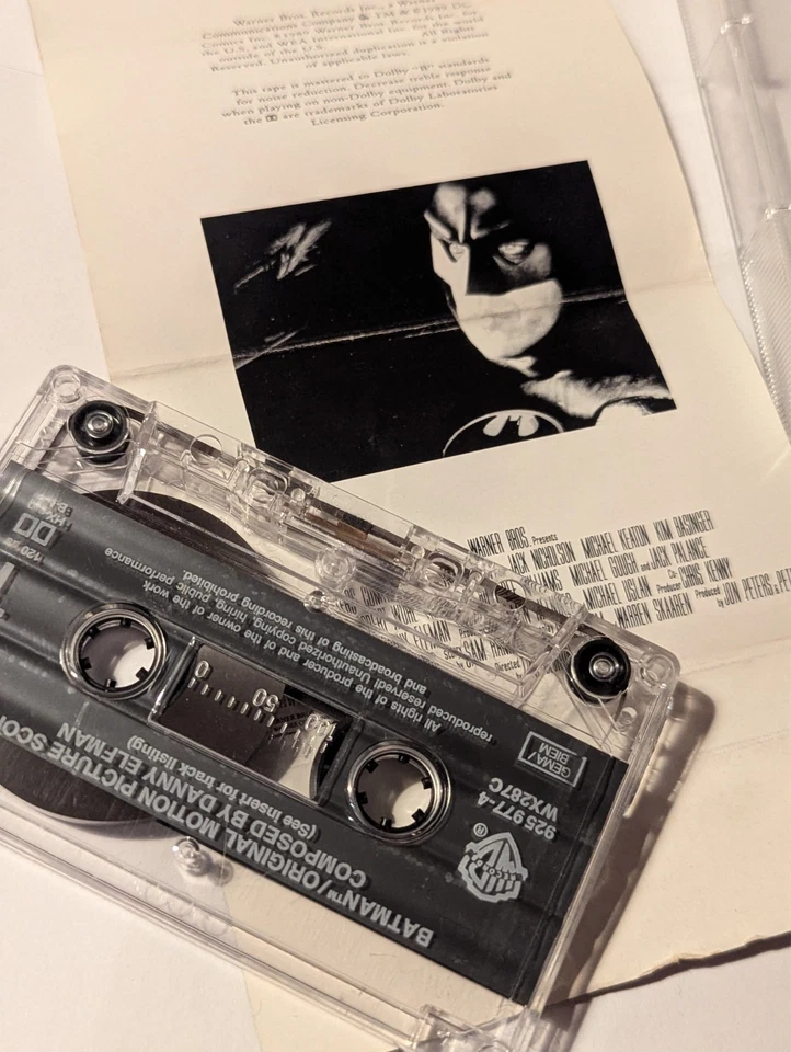 Tim Burton Batman - Danny Elfman Motion Picture Soundtrack - Cassette - Image 4 of 4