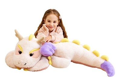 Giant Dragon Stuffed Animal Plush Toy,Large Dinosaur Big Jumbo Soft Toys,Huge Si