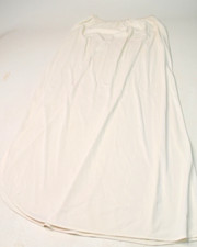 Sz M L Half Slip Henson Kickernick White Nylon Plain Long 37" 1960s