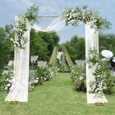 Wedding Arch Stand with Bases 9.8 9.8 Feet Square Garden Arch for Decoration