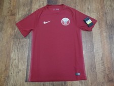 Qatar NT Soccer Jersey 2016/17 Home S New Unused Authentic