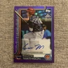 2025 Topps Pro Debut Purple Foil Auto 142/299 Carter Mathison #PD-88 Auto