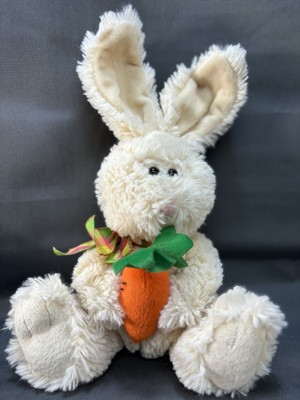 Easter Bunny Rabbit by American Greetings Plush Stuffed Animal Toy Beige 12'' H