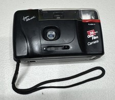 VTG Polaroid 35mm One Film Camera Point Shoot Auto Film Tested Works W/strap