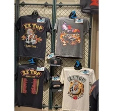 ZZ Top The Elevation Tour North America 2025 Reprint T-Shirt