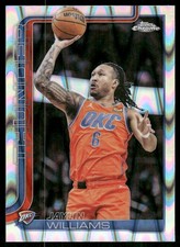 2025-26 Topps Chrome #105 Jaylin Williams Basketball Refractor
