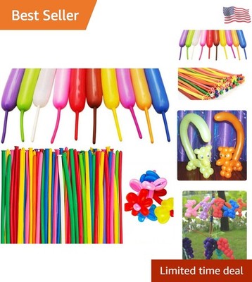 100pcs 260 Multi Long Balloons for Animal Modeling,  Quality Latex Twisting B...