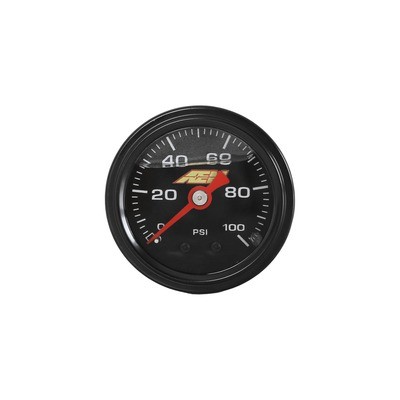 AEM Electronics 30-2135-100, One Pressure Gauge 0-100 psi Mechanical Analog