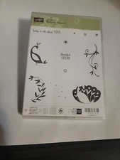 Stampin Up BEAUTIFUL PEACOCK 12 Pc Stamp Set 147239 Unused