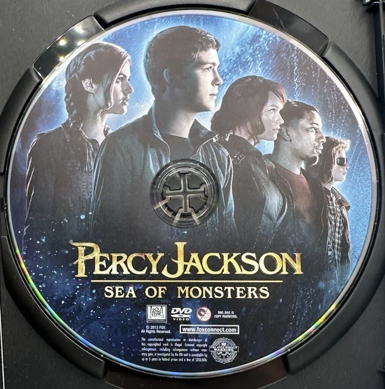 Percy Jackson: Sea of Monsters DVD Widescreen Logan Lerman Jake Abel 2013 - Image 3 of 3