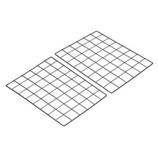 16"x12" Wire Grid Panel, 2 Pack Wall Grid Decorative Panels Board Photo Pictu...