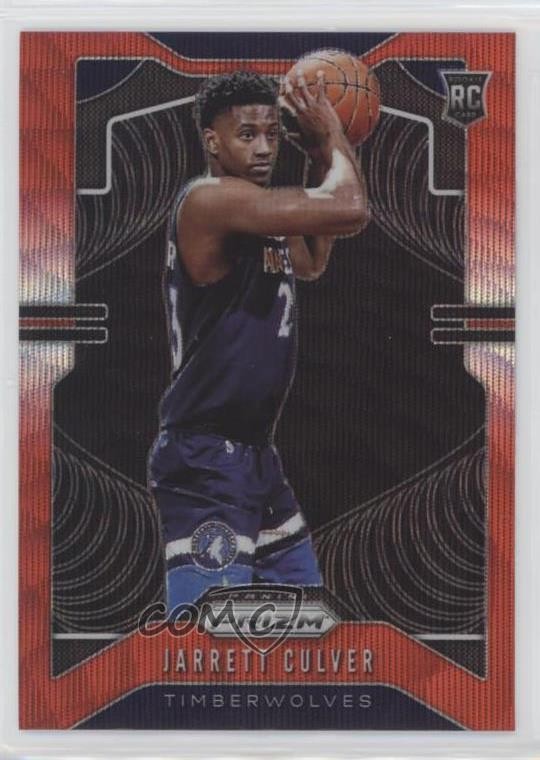 2019-20 Panini Prizm Rookie Ruby Wave Prizm Jarrett Culver #252 4f5