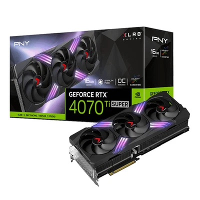 RTX 4070 Ti Super 16GB Graphics card Nvidia GeForce Gaming Ray tracing PNY XLR8
