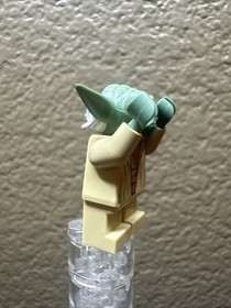 LEGO Star Wars Yoda Clone Wars White Hair Printed Back minifigure sw0446 L35