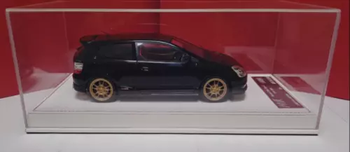 Modellino auto AMC 1/18 resina Honda Mugen Civic Type R EP3 nero - Foto 6 di 6
