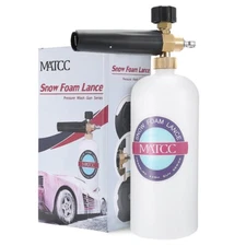 Snow Foam Lance Foam Cannon With 1/4 Quick Connector  Bottle (0.22 Gal)